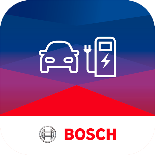 Logo der Ladekarte von Bosch Charge My EV