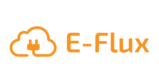 Logo der Ladekarte von E-Flux Orange | Pay as you charge